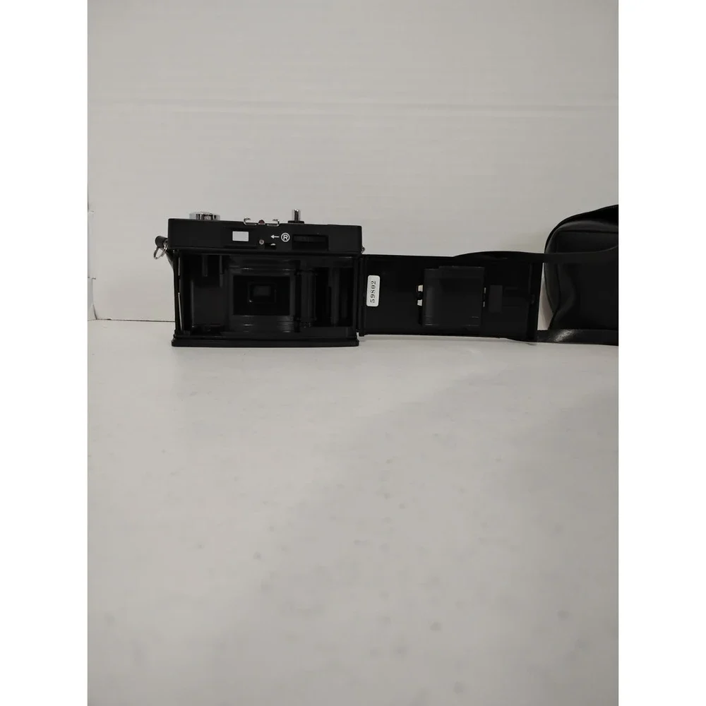 Bentley BX-3 Black 35mm Compact Film Camera Fixed Focus w/ Case & Strap